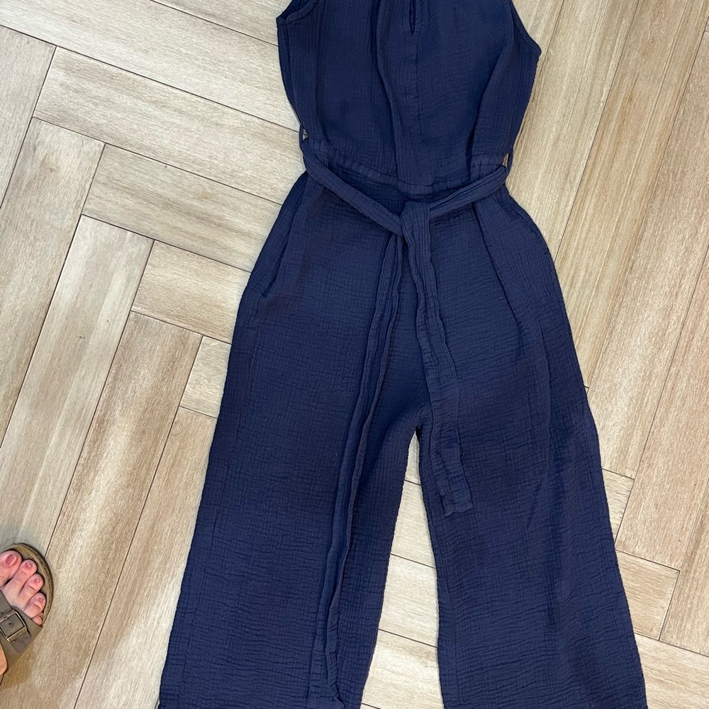 Saks Fifth Avenue Dark Blue Jumpsuit size Small